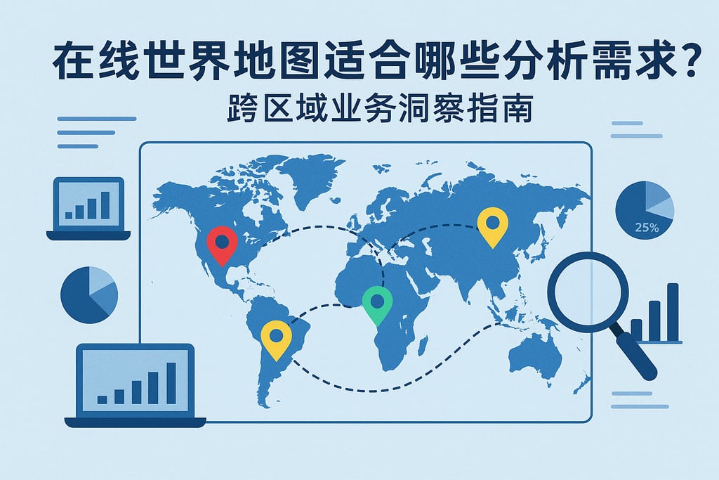 在线世界地图适合哪些分析需求？跨区域业务洞察指南
