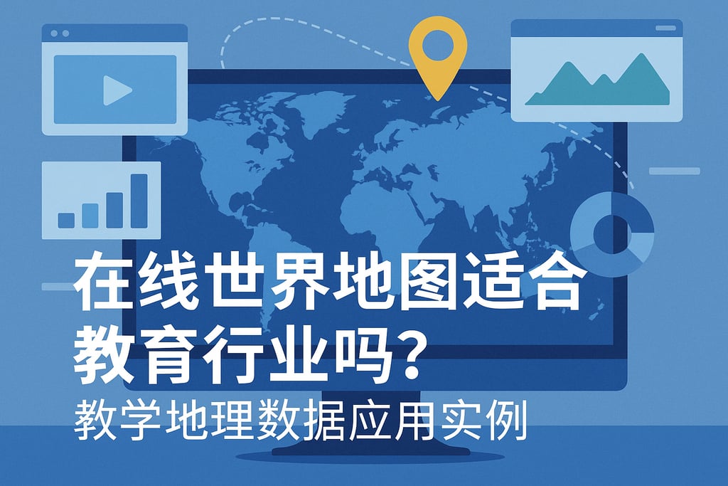 在线世界地图适合教育行业吗？教学地理数据应用实例