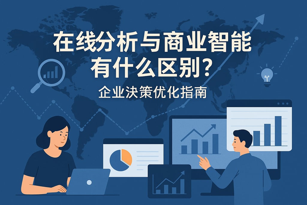 在线分析与商业智能有什么区别？企业决策优化指南