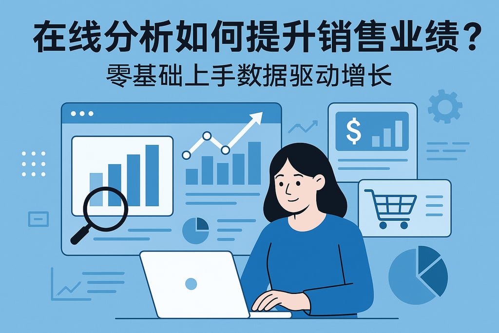 在线分析如何提升销售业绩？零基础上手数据驱动增长