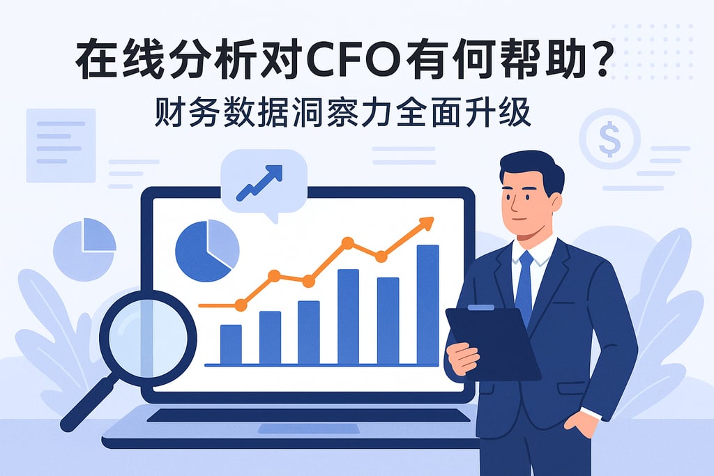 在线分析对CFO有何帮助？财务数据洞察力全面升级