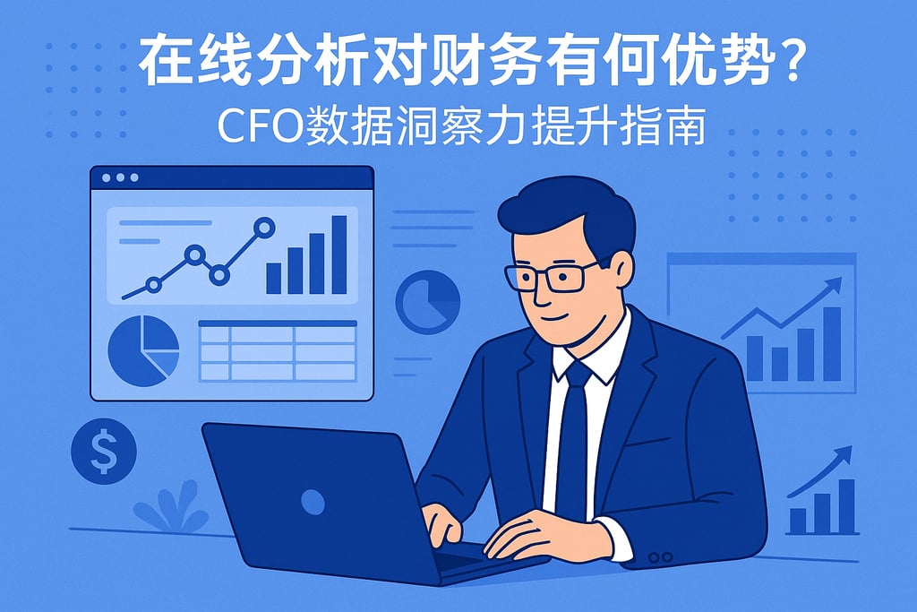 在线分析对财务有何优势？CFO数据洞察力提升指南