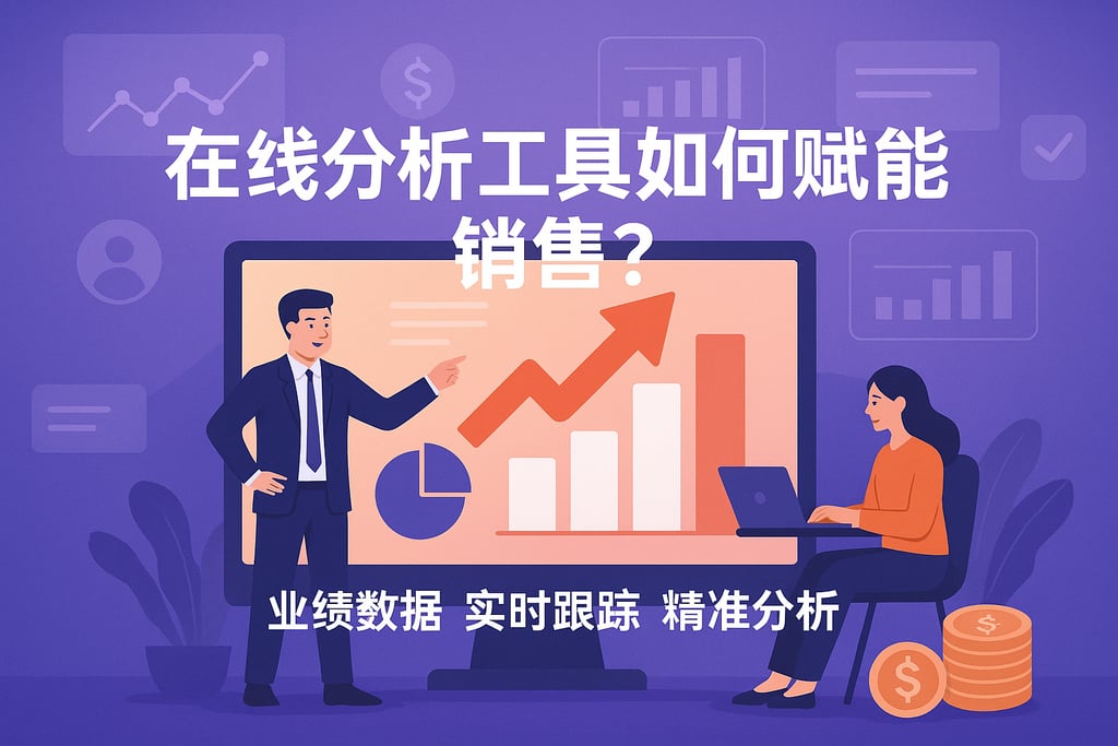 在线分析工具如何赋能销售？业绩数据实时跟踪精准分析