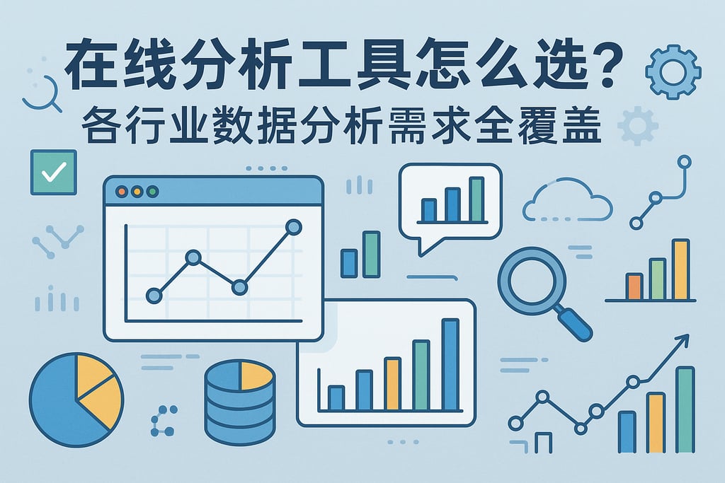 在线分析工具怎么选？各行业数据分析需求全覆盖