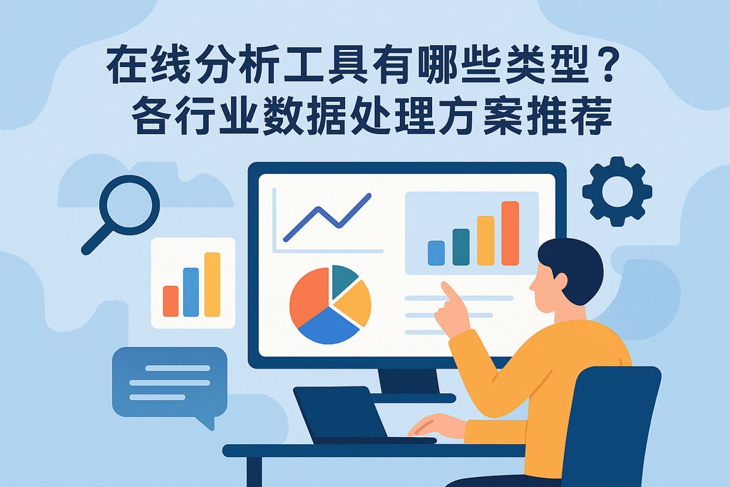 在线分析工具有哪些类型？各行业数据处理方案推荐