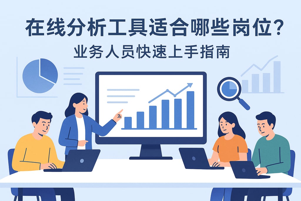 在线分析工具适合哪些岗位？业务人员快速上手指南