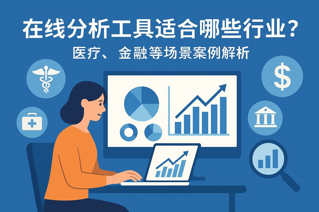 在线分析工具适合哪些行业？医疗、金融等场景案例解析