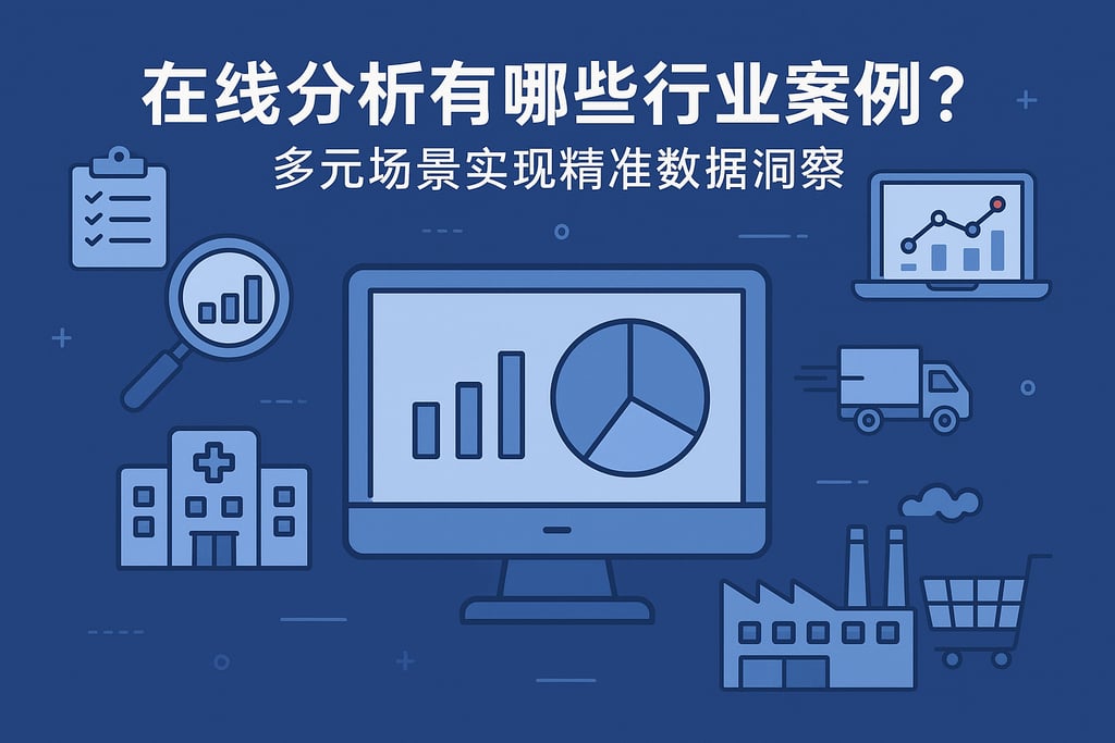 在线分析有哪些行业案例？多元场景实现精准数据洞察