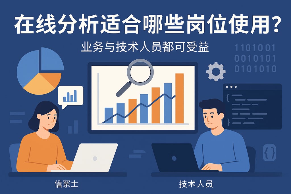 在线分析适合哪些岗位使用？业务与技术人员都可受益