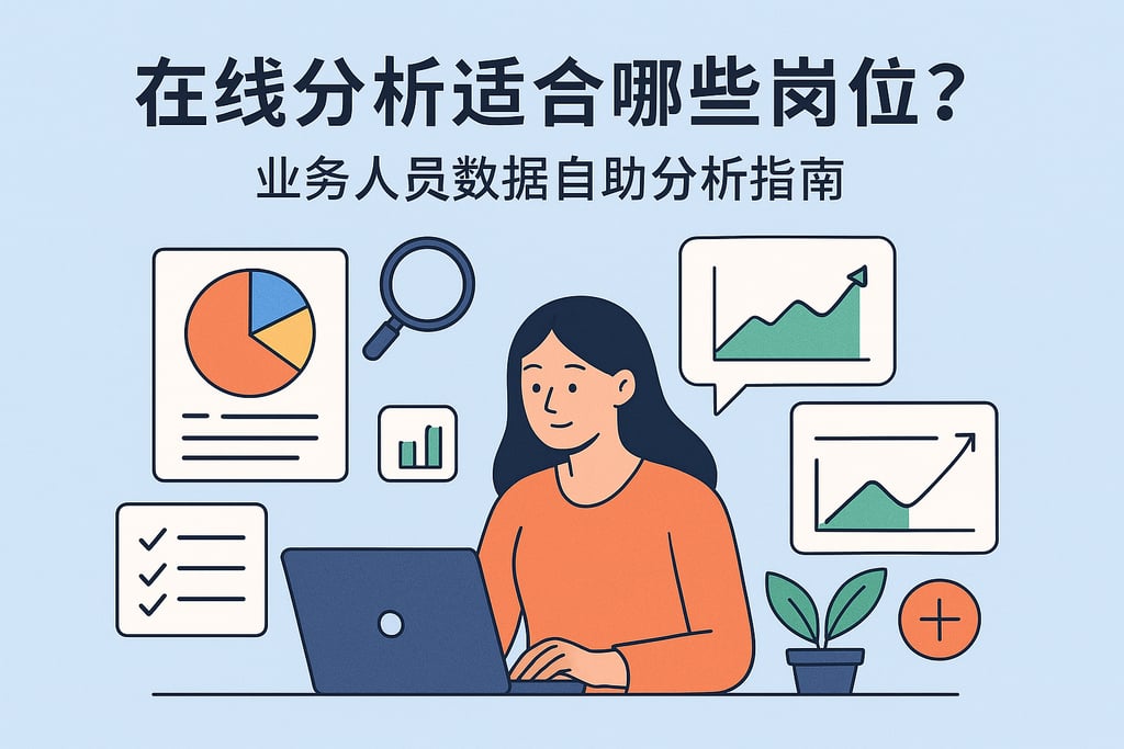 在线分析适合哪些岗位？业务人员数据自助分析指南