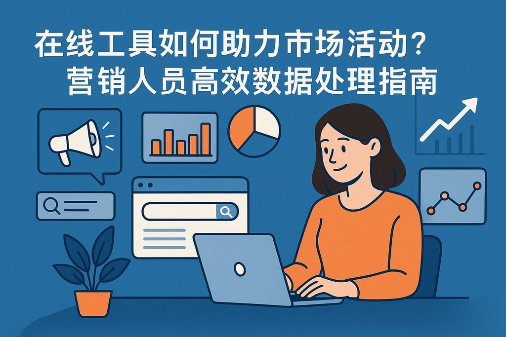 在线工具如何助力市场活动？营销人员高效数据处理指南