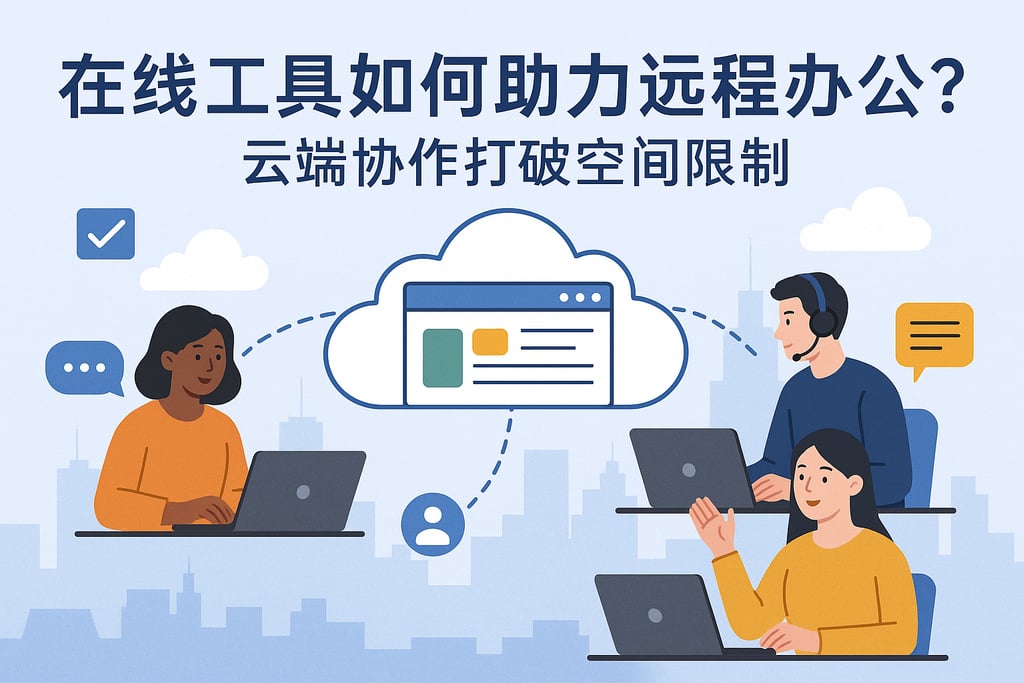 在线工具如何助力远程办公？云端协作打破空间限制