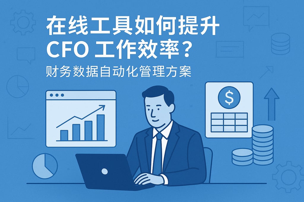 在线工具如何提升CFO工作效率？财务数据自动化管理方案