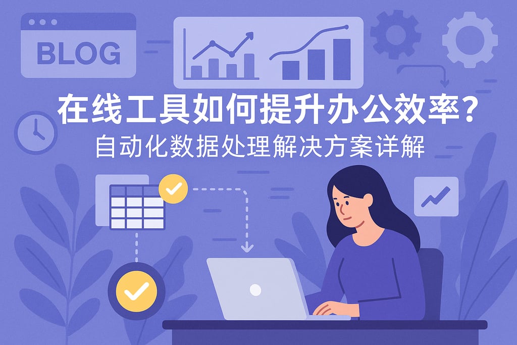 在线工具如何提升办公效率？自动化数据处理解决方案详解