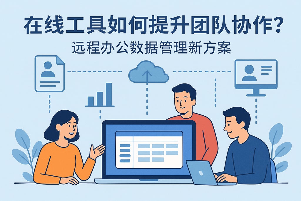 在线工具如何提升团队协作？远程办公数据管理新方案