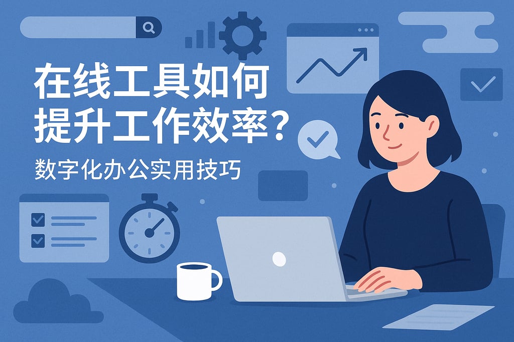 在线工具如何提升工作效率？数字化办公实用技巧