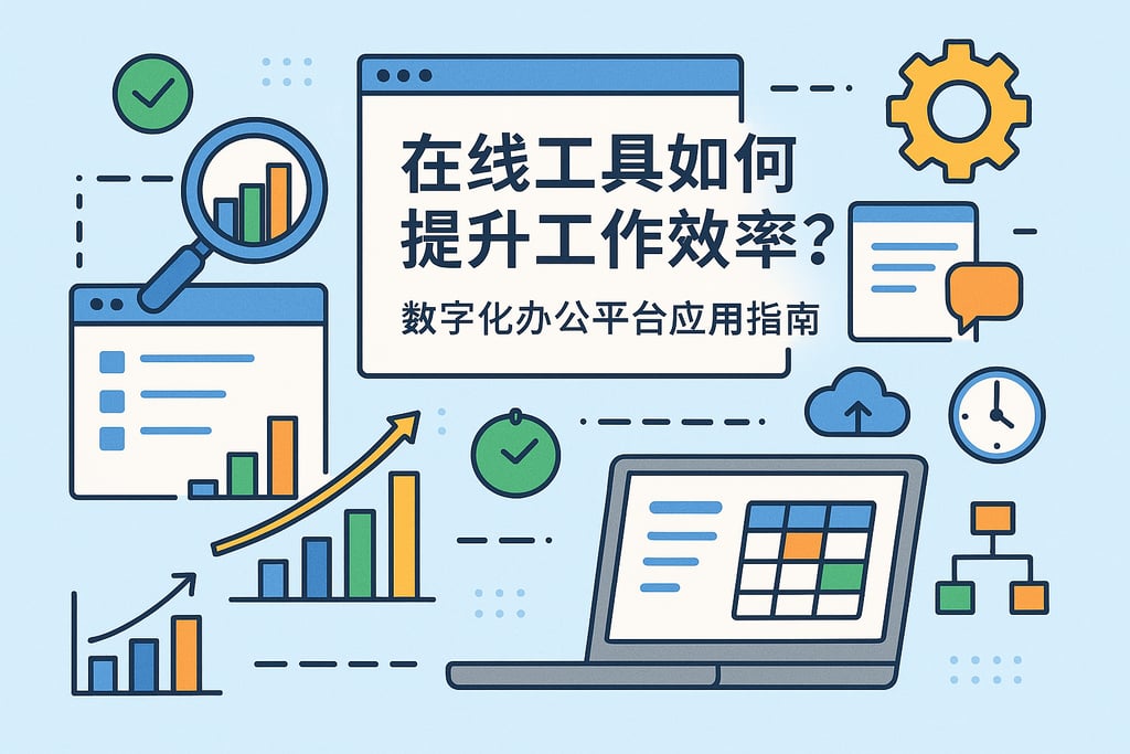 在线工具如何提升工作效率？数字化办公平台应用指南
