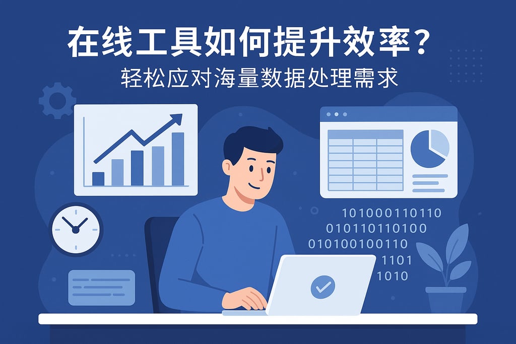 在线工具如何提升效率？轻松应对海量数据处理需求
