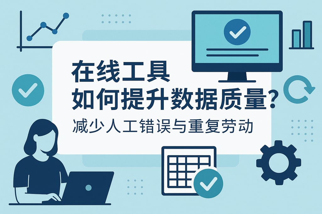 在线工具如何提升数据质量？减少人工错误与重复劳动