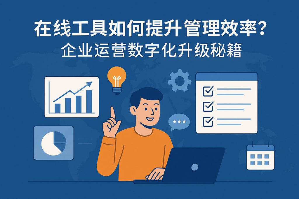 在线工具如何提升管理效率？企业运营数字化升级秘籍