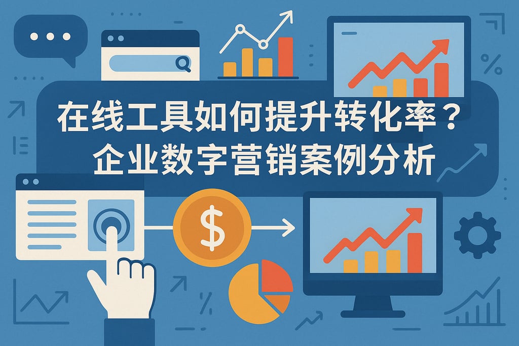 在线工具如何提升转化率？企业数字营销案例分析