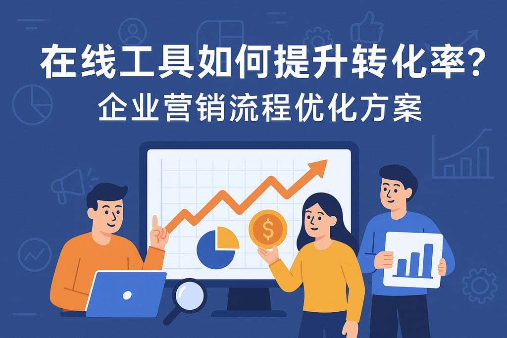 在线工具如何提升转化率？企业营销流程优化方案