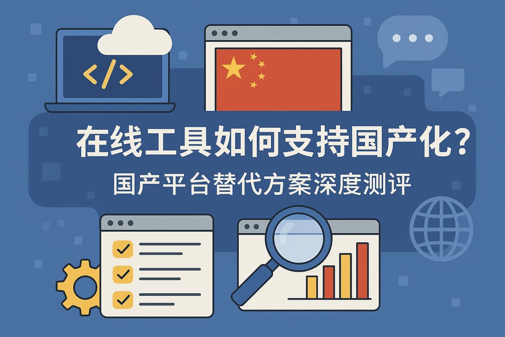 在线工具如何支持国产化？国产平台替代方案深度测评