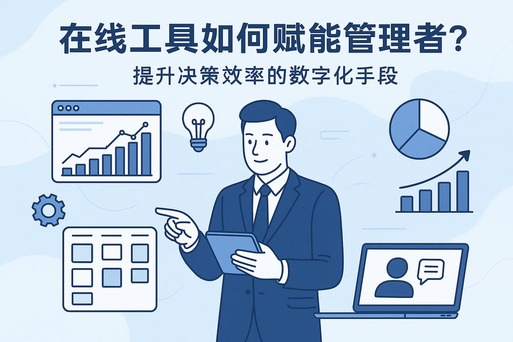 在线工具如何赋能管理者？提升决策效率的数字化手段