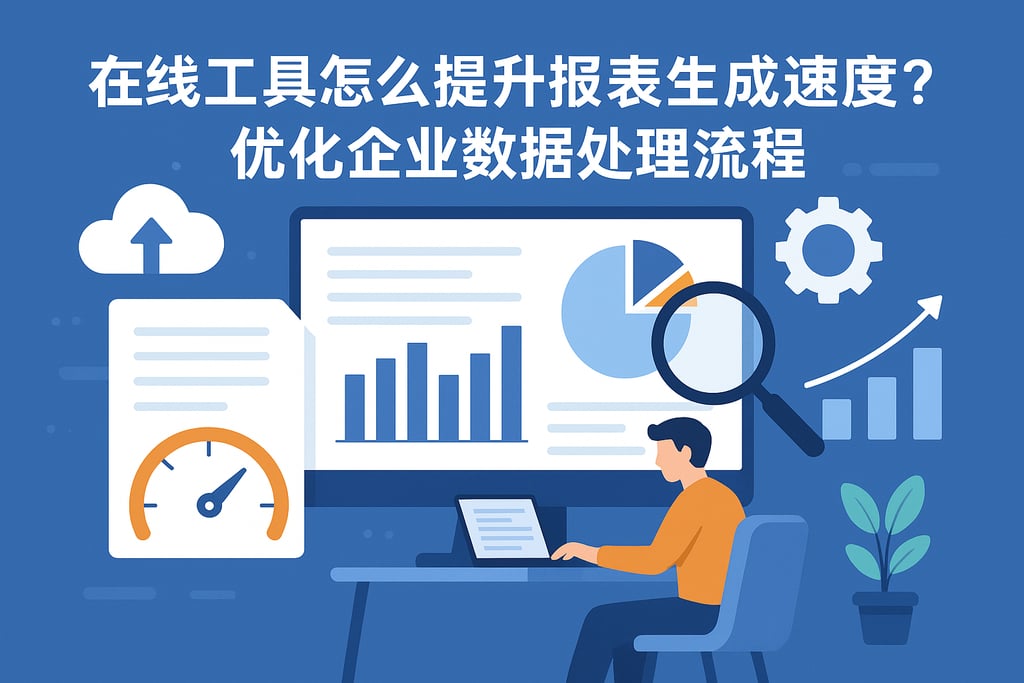 在线工具怎么提升报表生成速度？优化企业数据处理流程