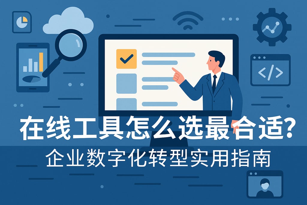 在线工具怎么选最合适？企业数字化转型实用指南