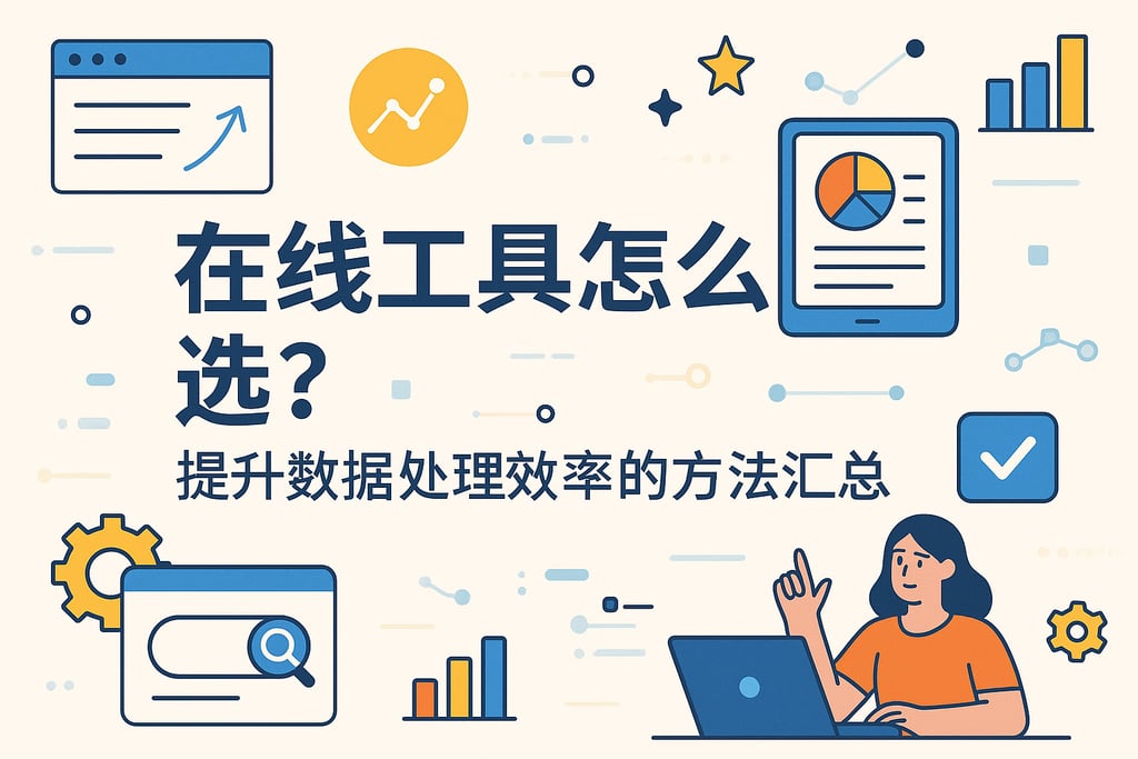 在线工具怎么选？提升数据处理效率的方法汇总
