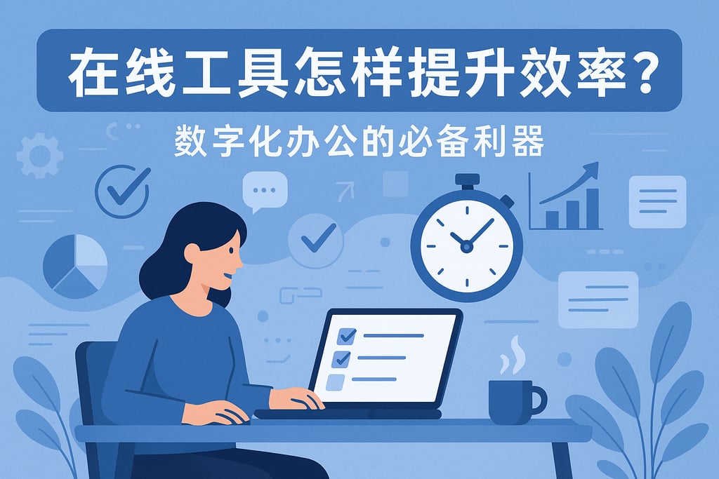 在线工具怎样提升效率？数字化办公的必备利器