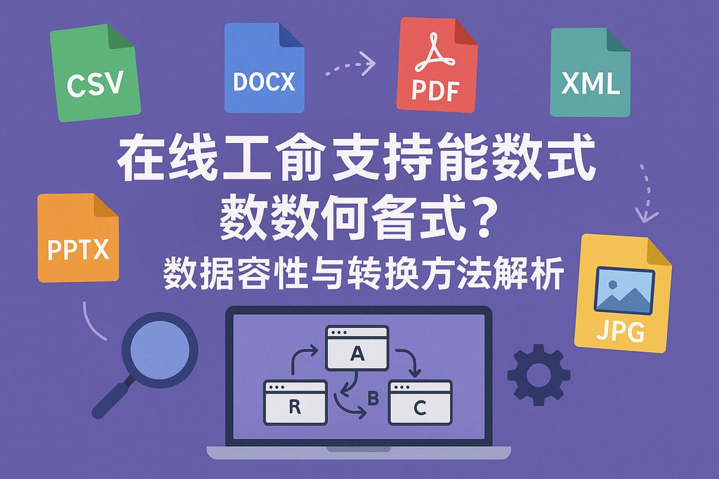 在线工具支持哪些数据格式？数据兼容性与转换方法解析