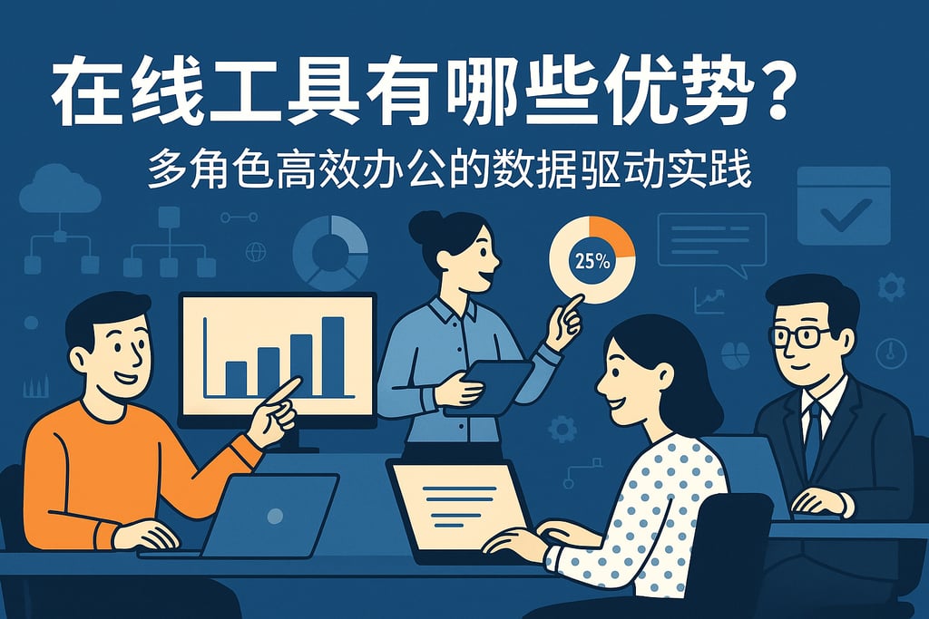 在线工具有哪些优势？多角色高效办公的数据驱动实践