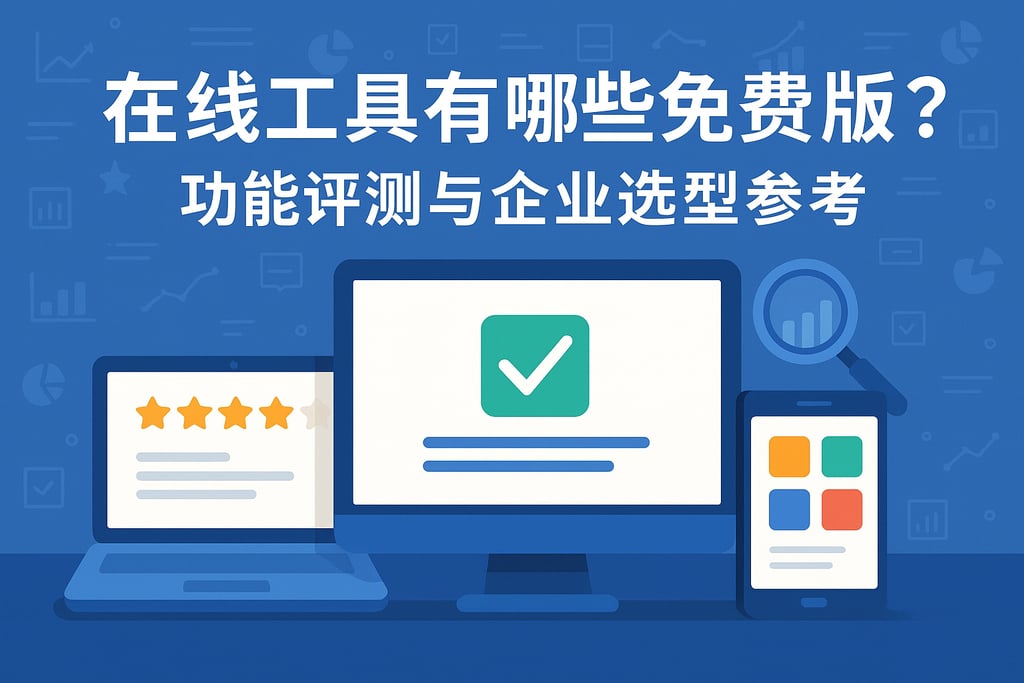在线工具有哪些免费版？功能评测与企业选型参考