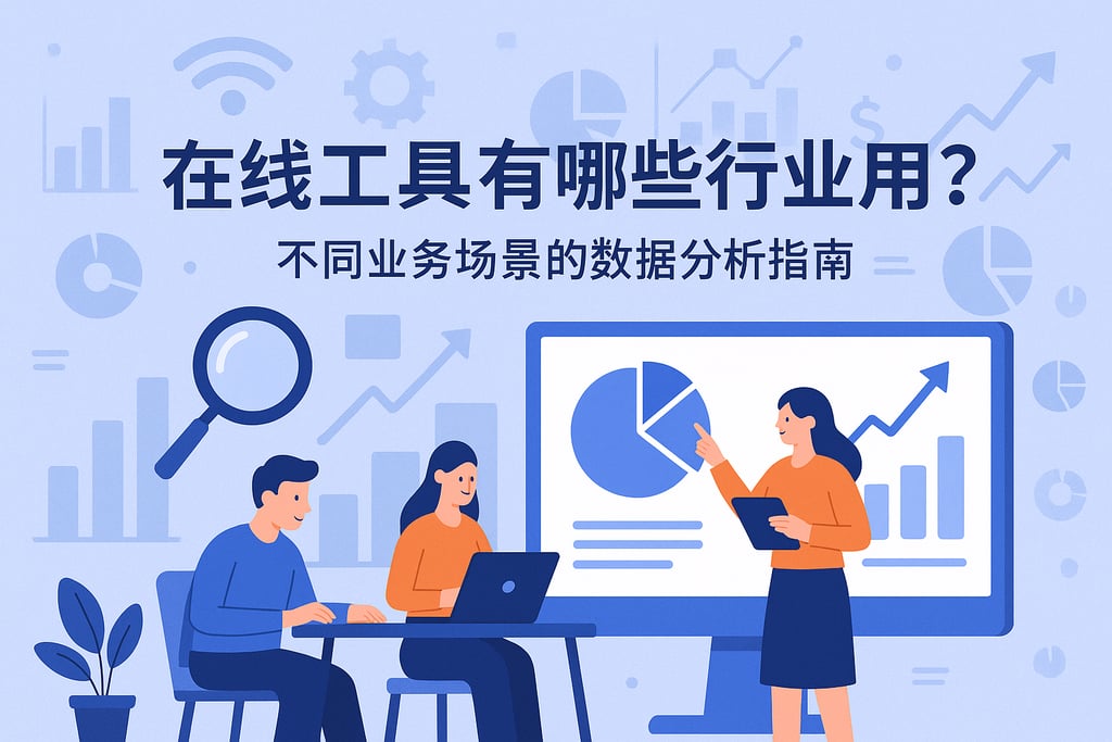 在线工具有哪些行业应用？不同业务场景的数据分析指南