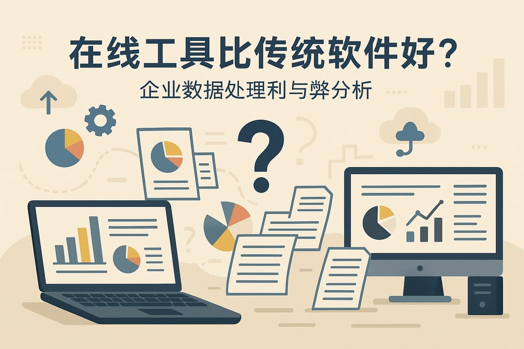 在线工具比传统软件好吗？企业数据处理利与弊分析