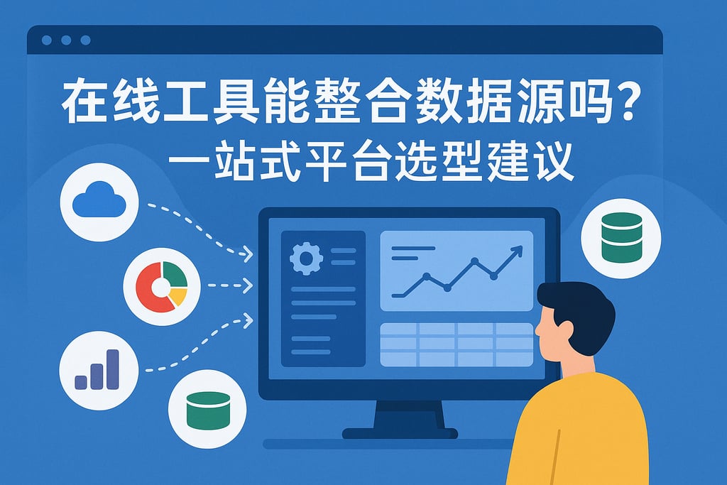在线工具能整合数据源吗？一站式平台选型建议