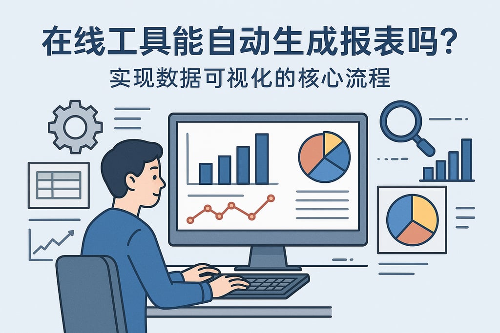 在线工具能自动生成报表吗？实现数据可视化的核心流程