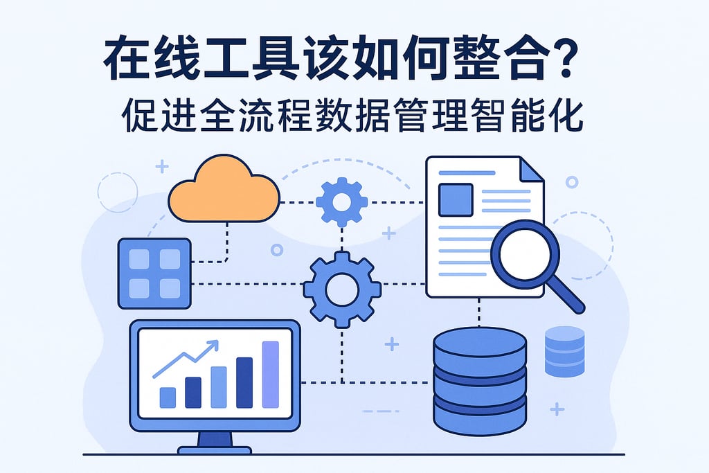在线工具该如何整合？促进全流程数据管理智能化