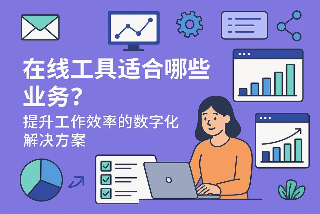 在线工具适合哪些业务？提升工作效率的数字化解决方案
