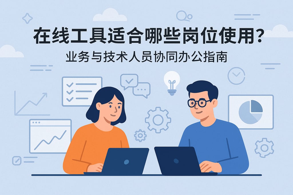 在线工具适合哪些岗位使用？业务与技术人员协同办公指南