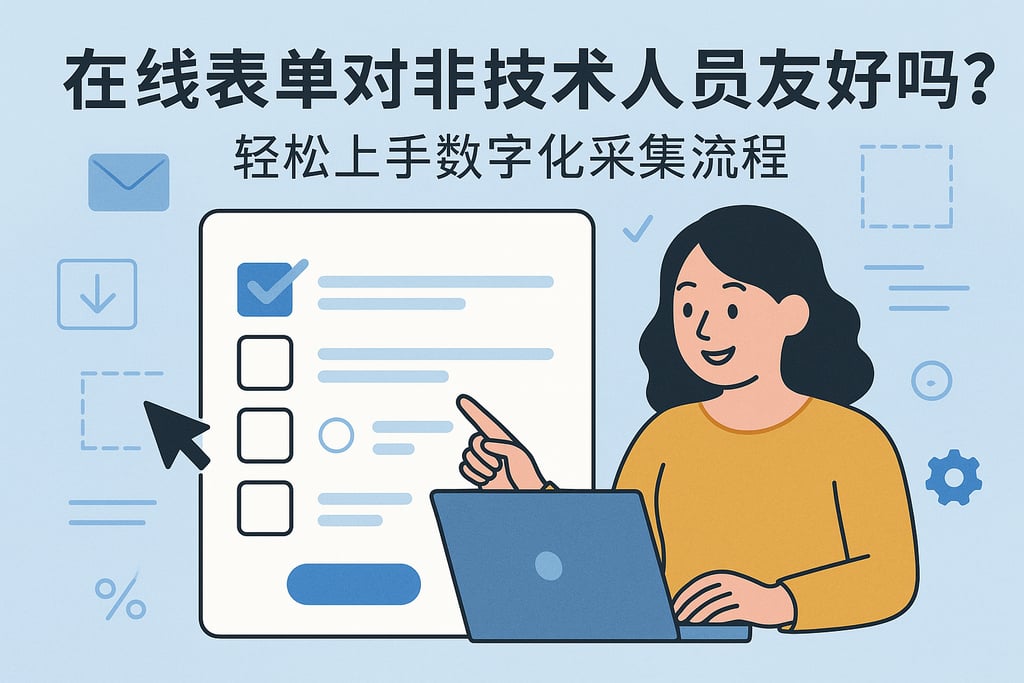 在线表单为非技术人员友好吗？轻松上手数字化采集流程