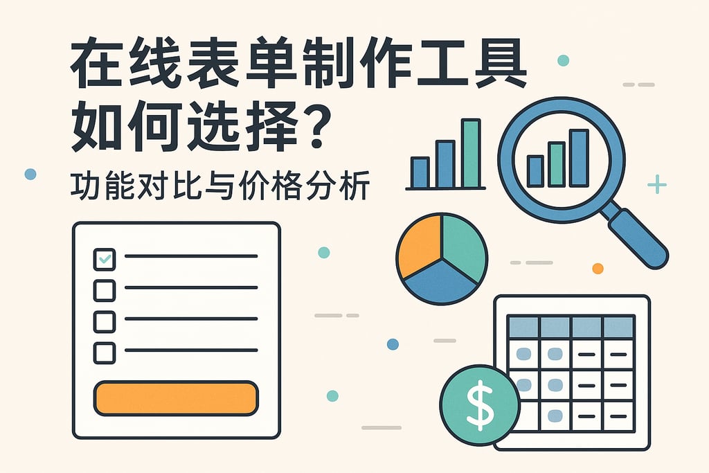 在线表单制作工具如何选择？功能对比与价格分析
