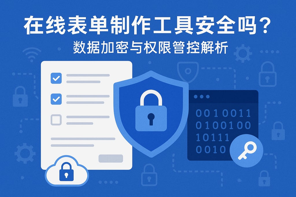 在线表单制作工具安全吗？数据加密与权限管控解析