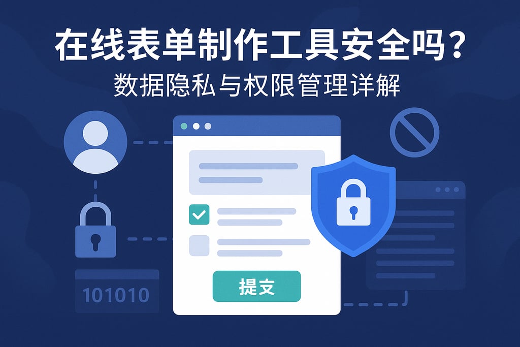 在线表单制作工具安全性如何？数据隐私与权限管理详解