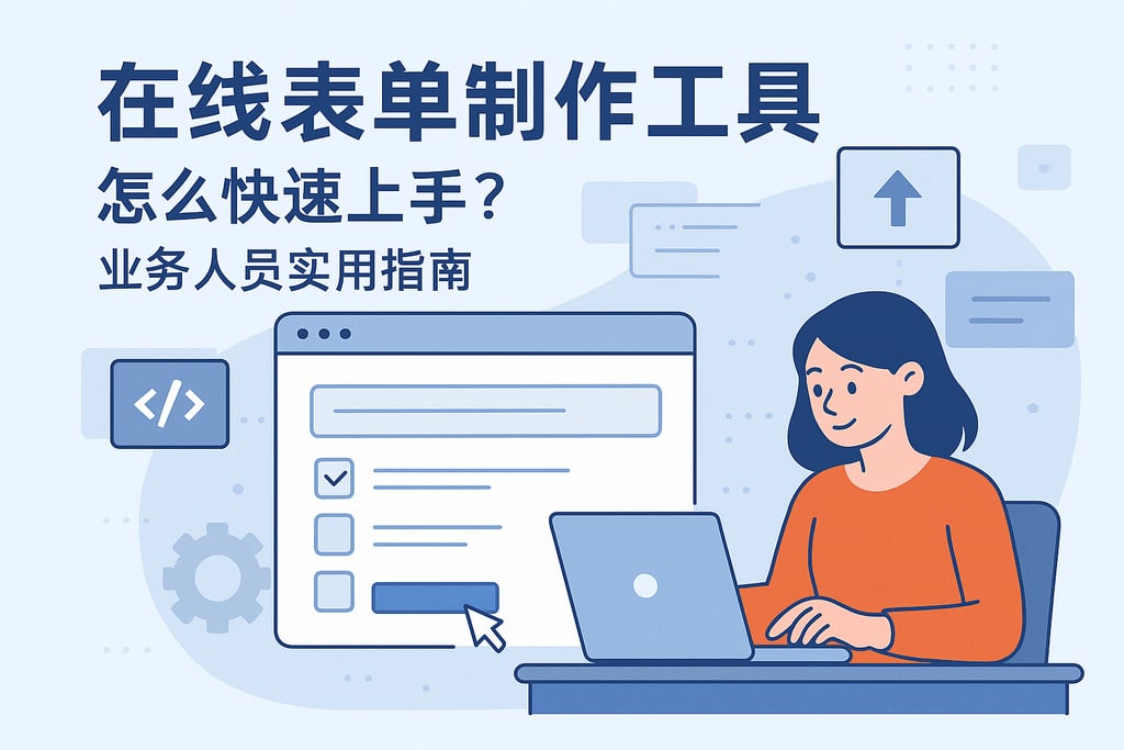 在线表单制作工具怎么快速上手？业务人员实用指南
