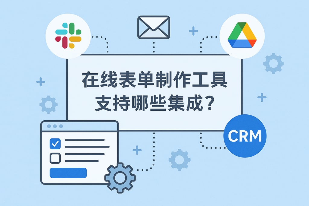 在线表单制作工具支持哪些集成？对接CRM等主流系统