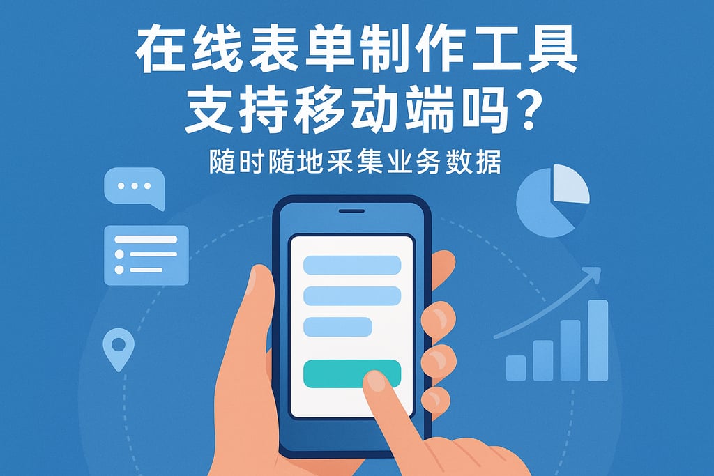 在线表单制作工具支持移动端吗？随时随地采集业务数据
