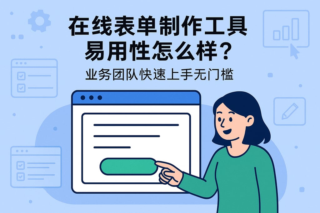 在线表单制作工具易用性怎么样？业务团队快速上手无门槛